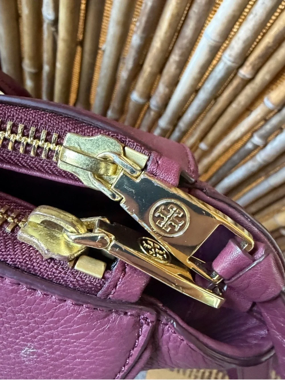 TORY BURCH Medium Leather Handle Bag